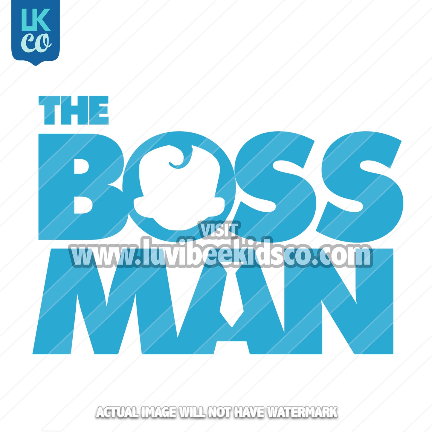 Boss Baby Iron On Transfer | Boss Man - LuvibeeKidsCo