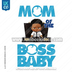 Boss Baby Iron On Transfer | Mom of the Boss Baby - Afro Boy - Briefcase - LuvibeeKidsCo