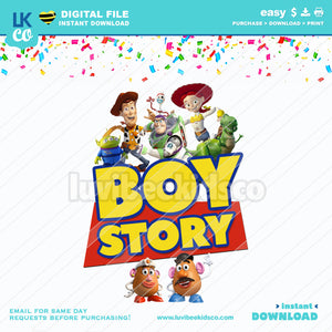 Toy Story Design | Baby Shower Boy Story